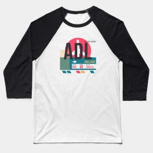 Adelaide (ADL) Airport // Sunset Baggage Tag Baseball T-Shirt